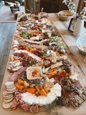a table full of food