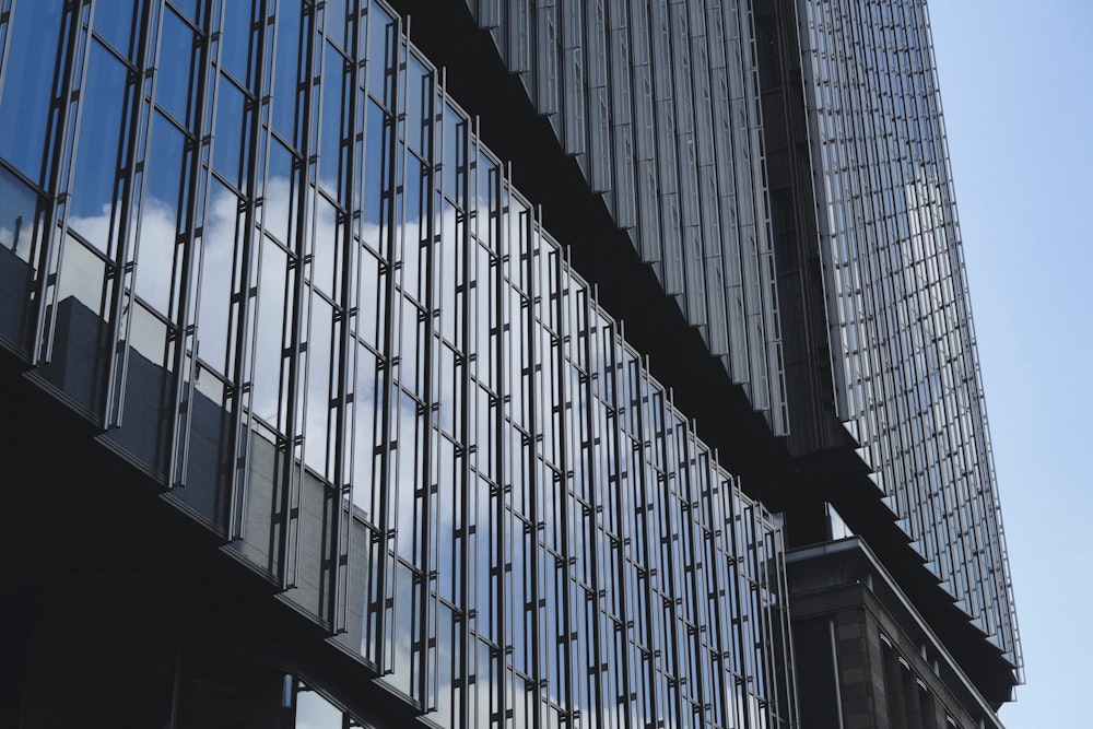 a low angle view of a building