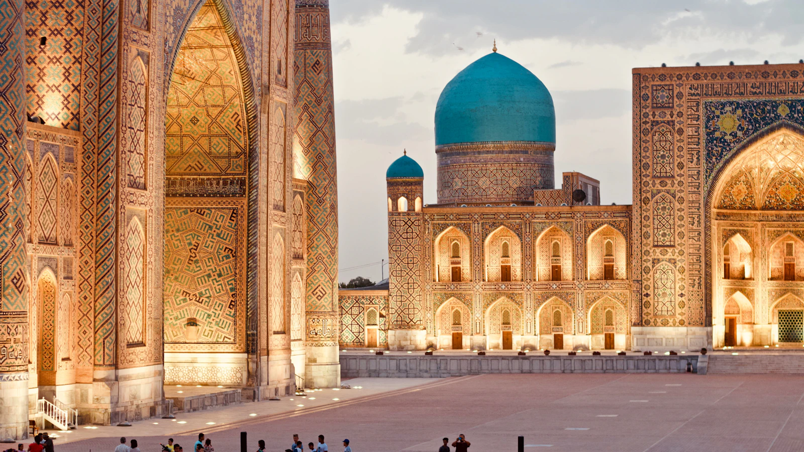 Travel landscape in Uzbekistan