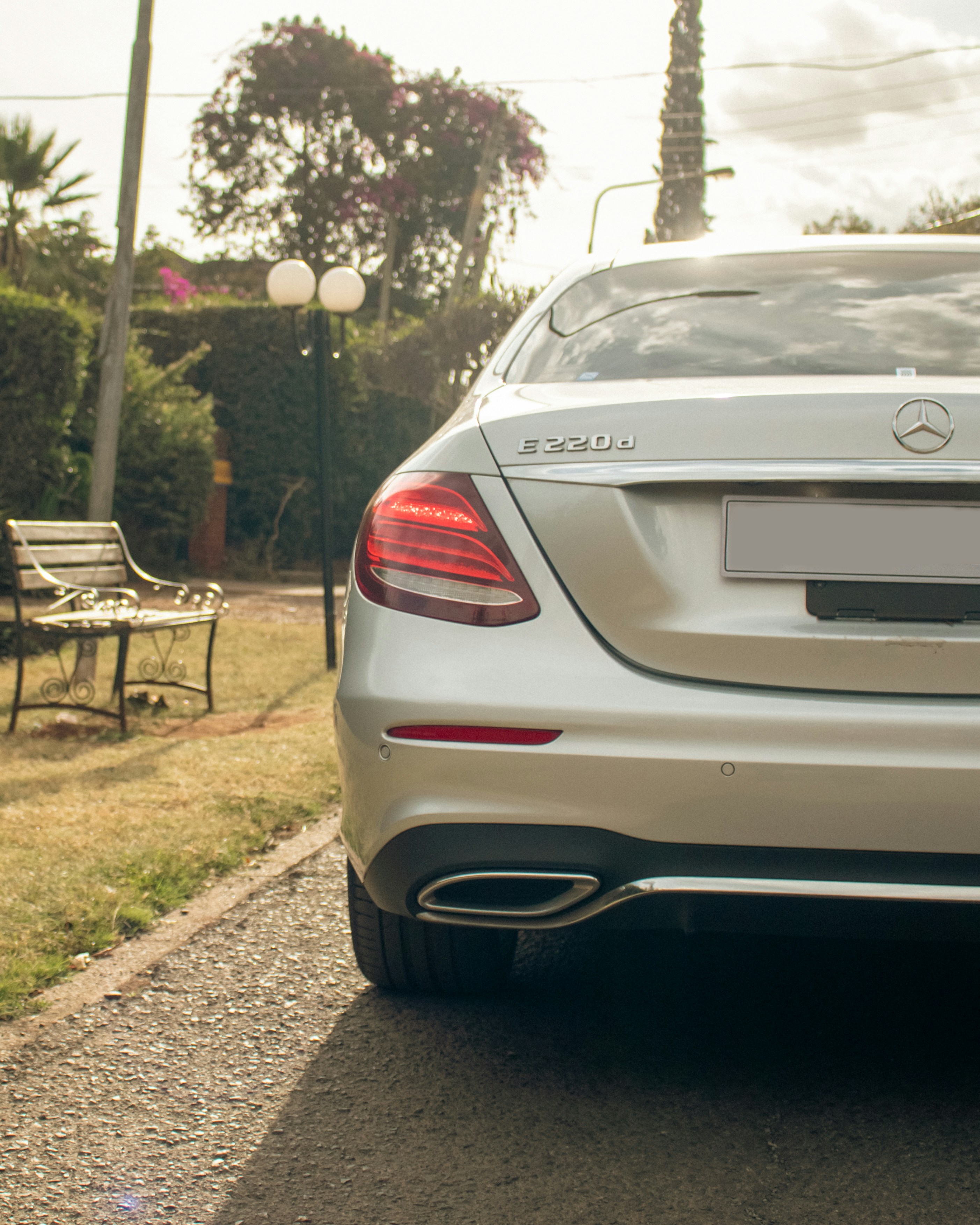 die Rückseite eines Autos