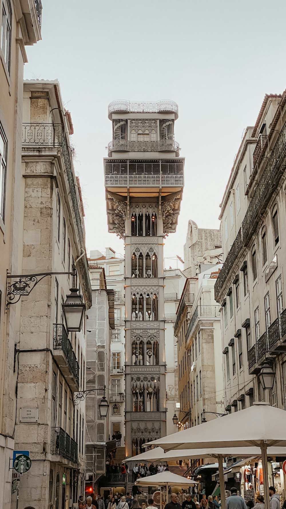 a tall building with a tower