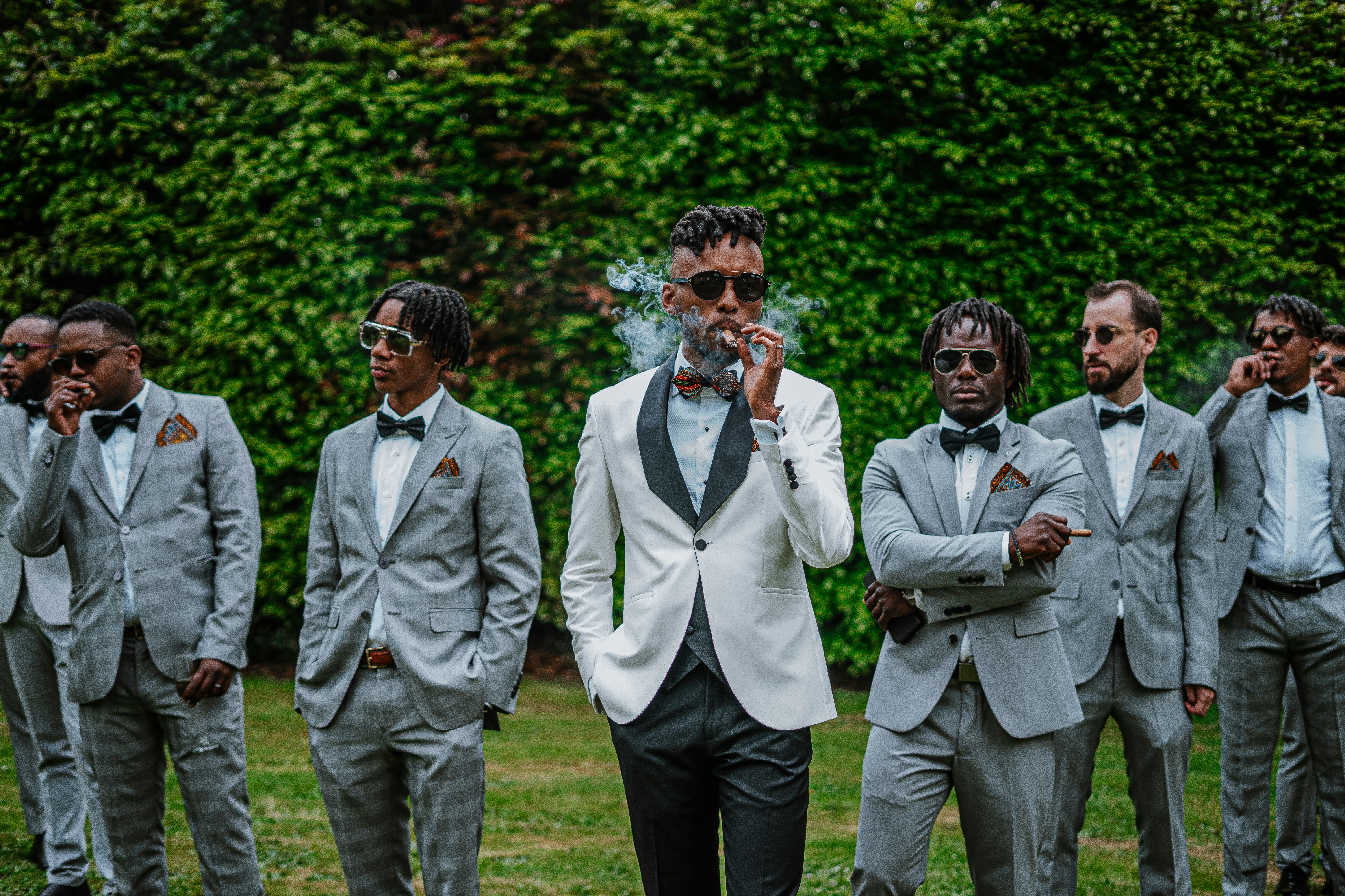 a group of men in suits