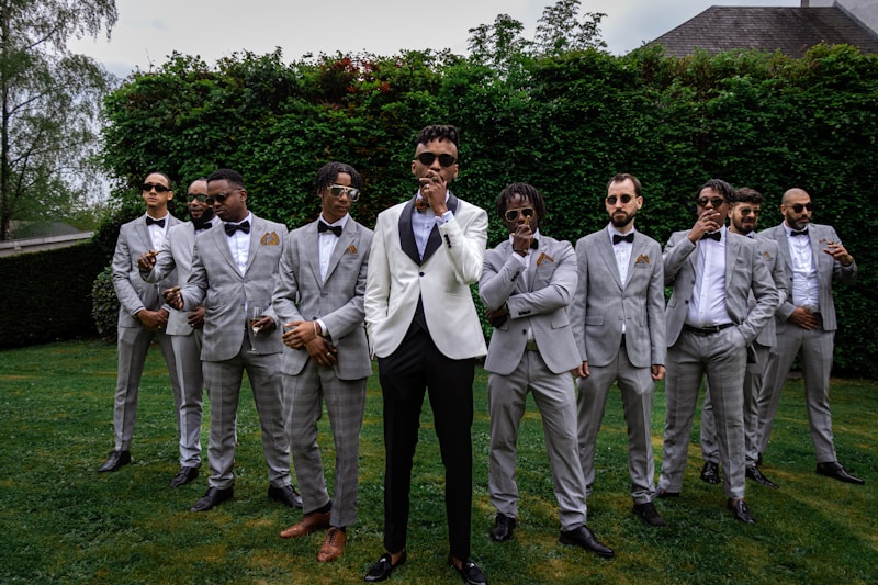 Formal handsome group