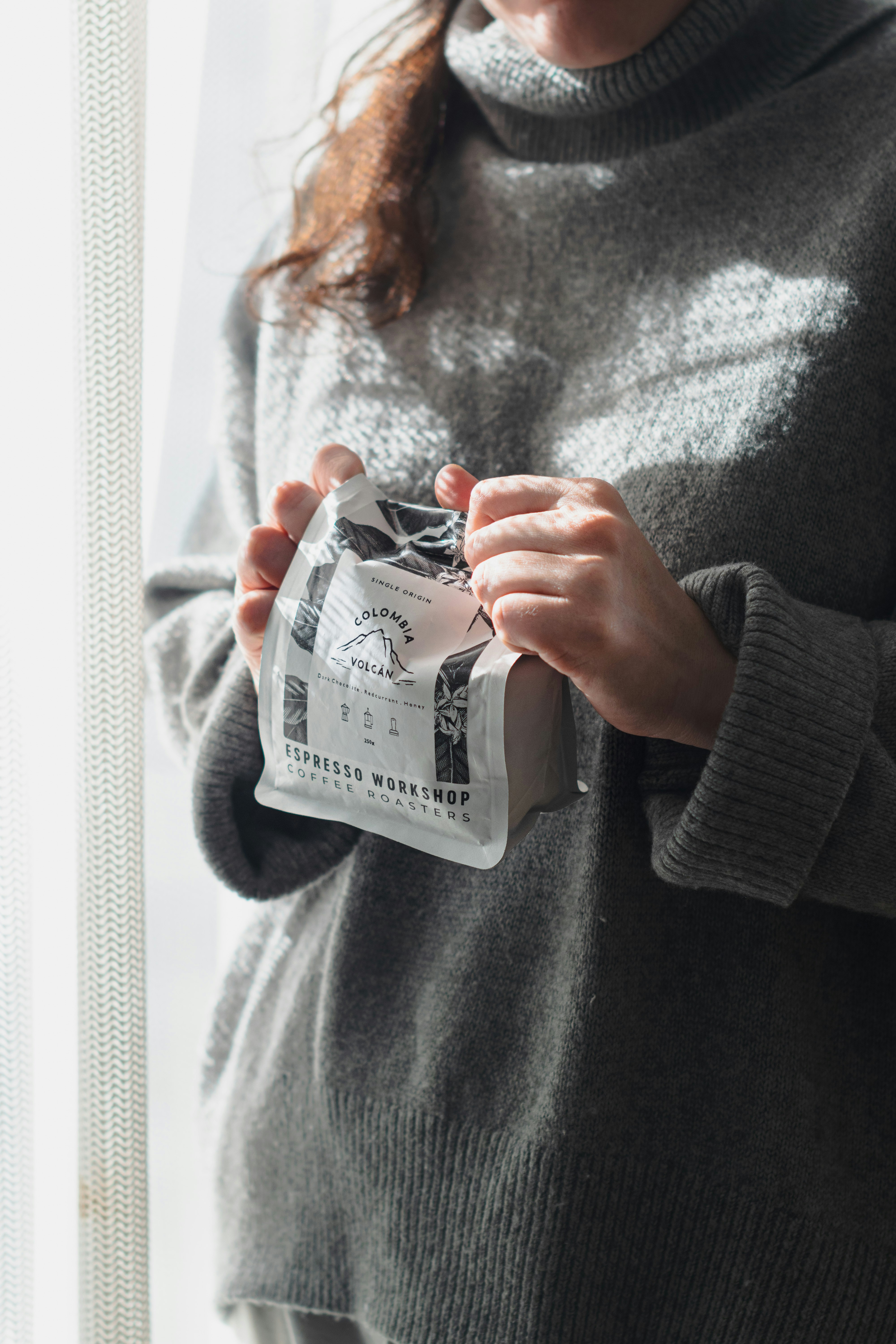 a person holding a card