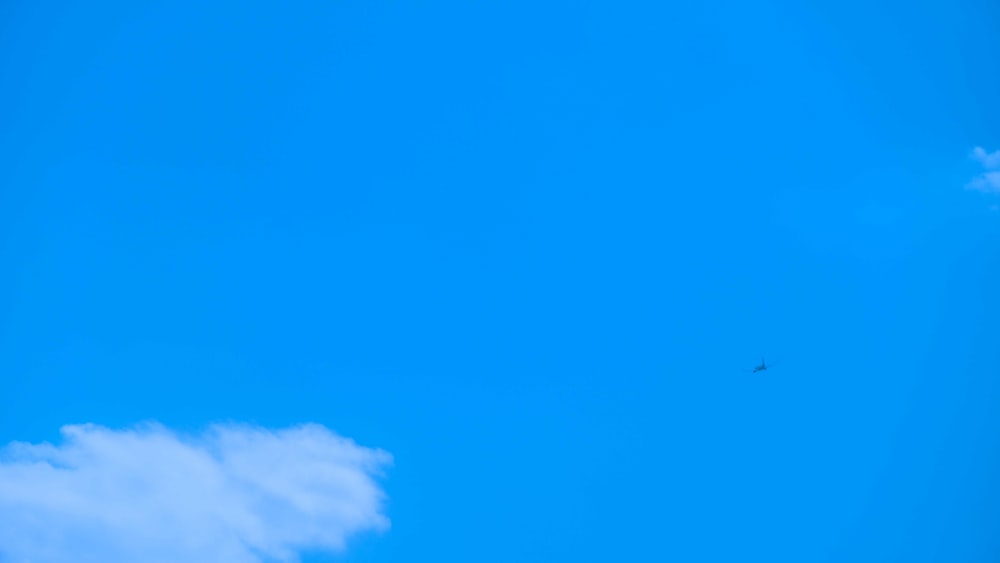 a plane flying in the sky