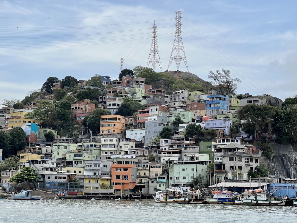 a city with many buildings