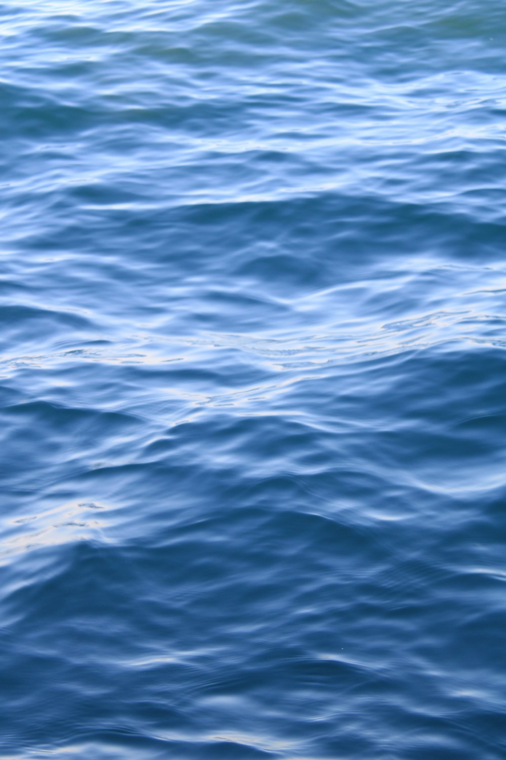 um corpo de água com ondulações