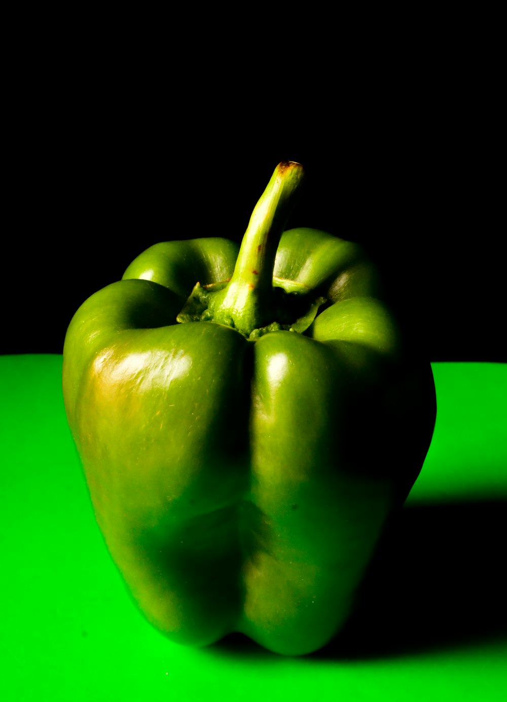 a green bell pepper