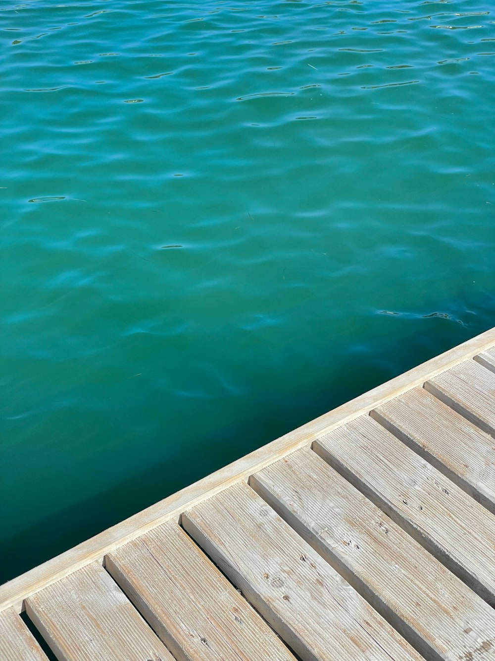 a wooden dock over a body of water