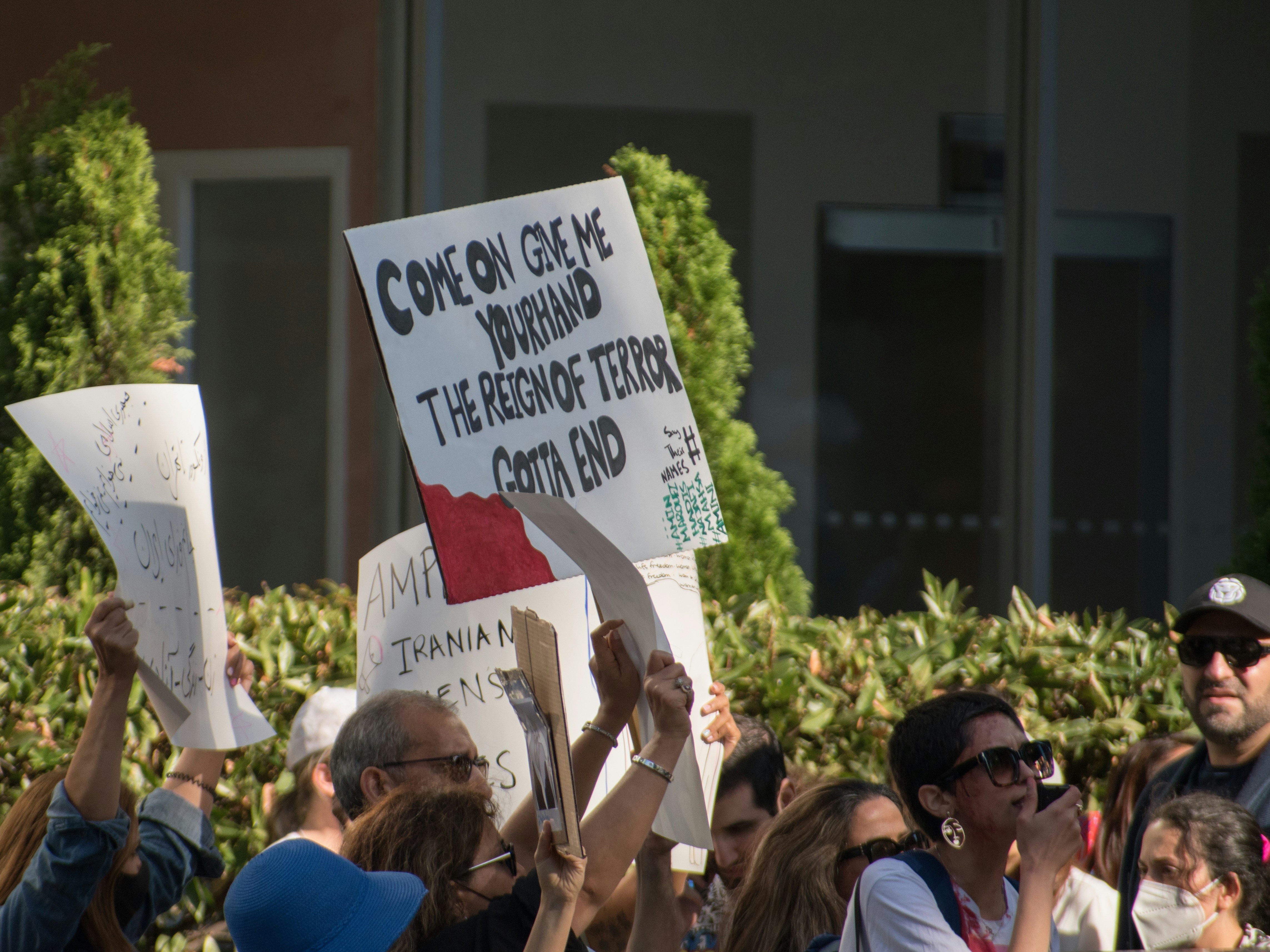 Mahsa Amini Protests in Downtown Vancouver