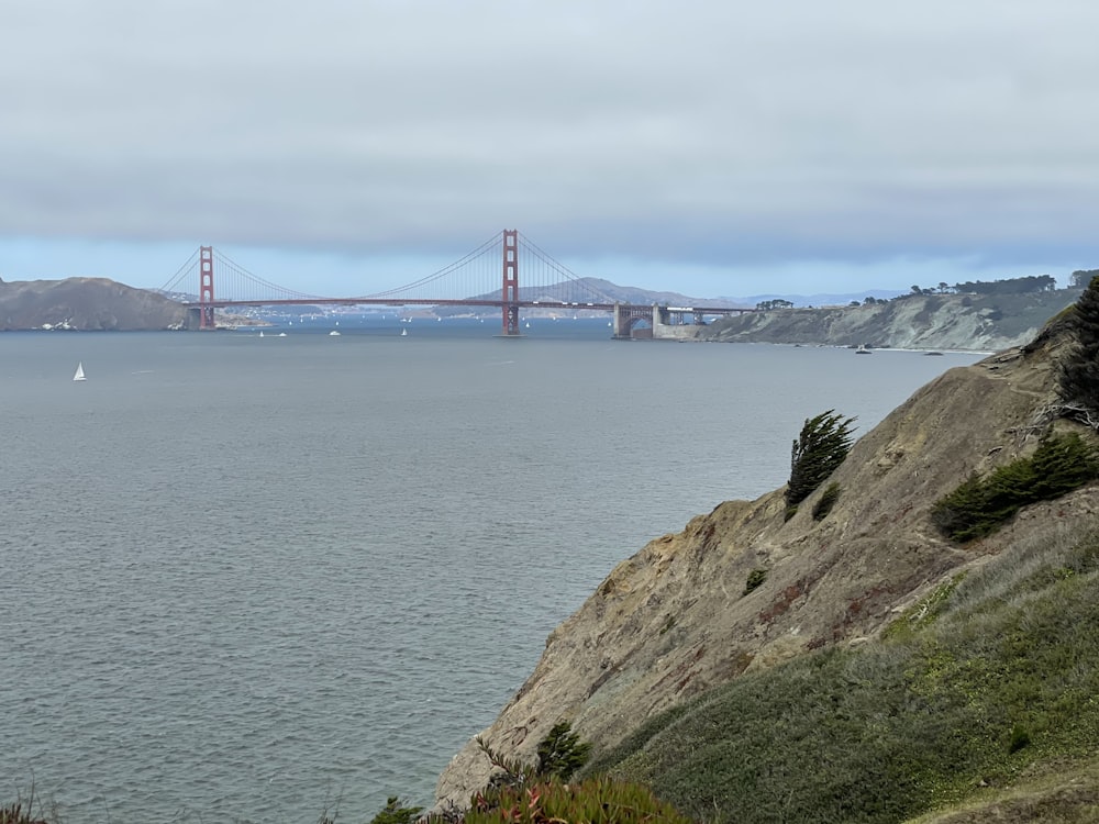 Baker Beach over a body of water