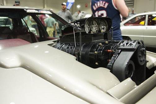 Mechanical seals installed in an automotive engine system.