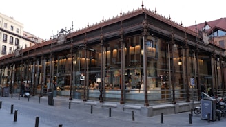 a building with a glass front