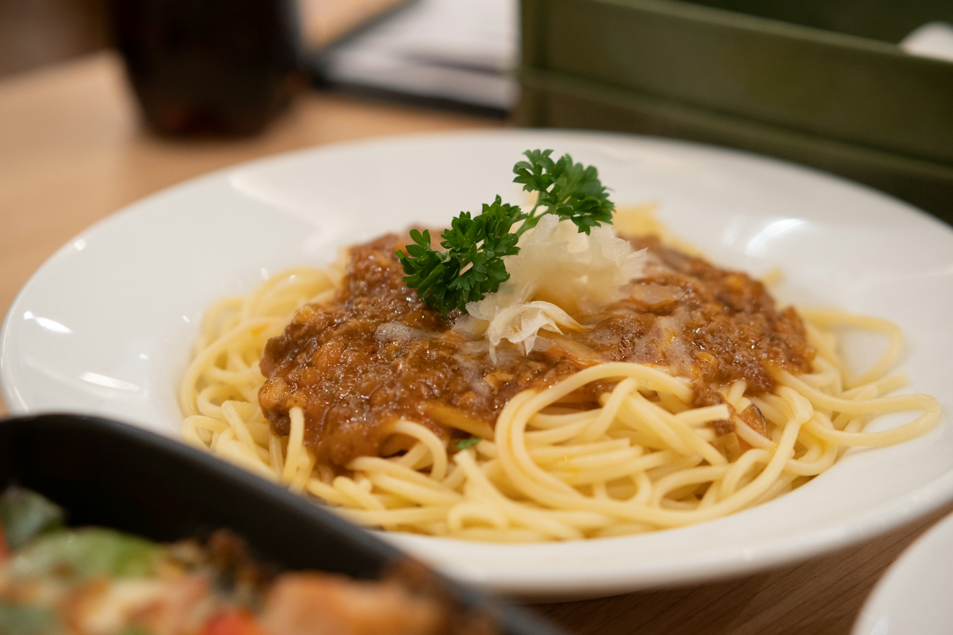a bowl of food