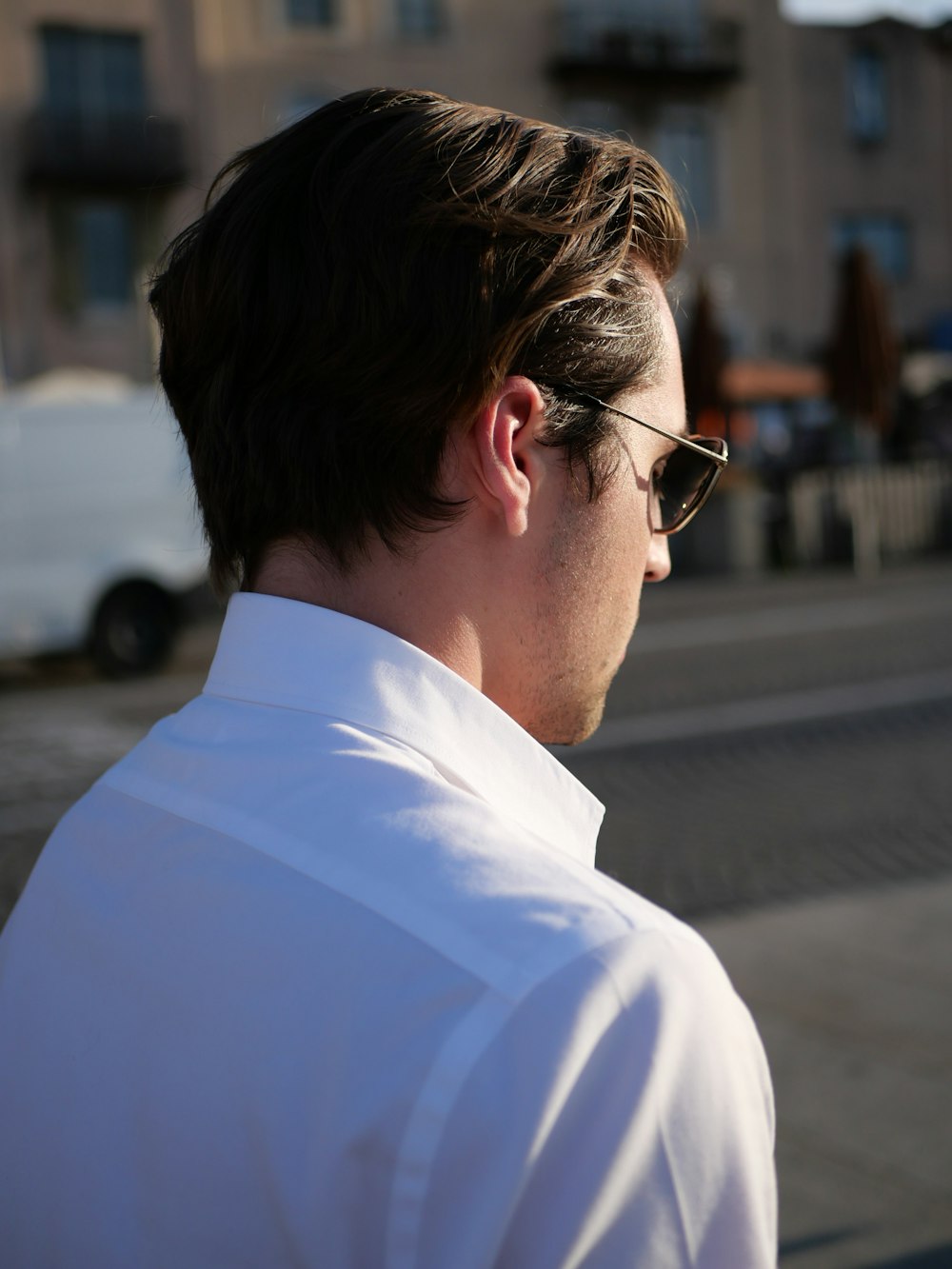 a man wearing sunglasses