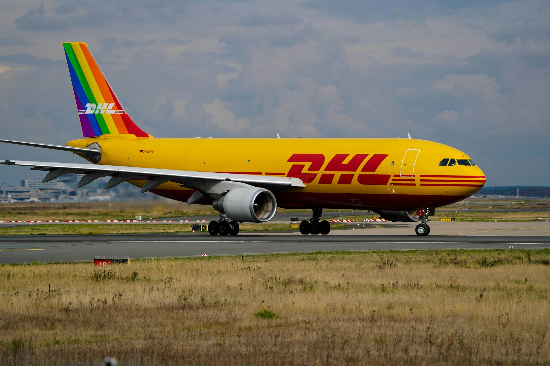 a large airplane on the runway