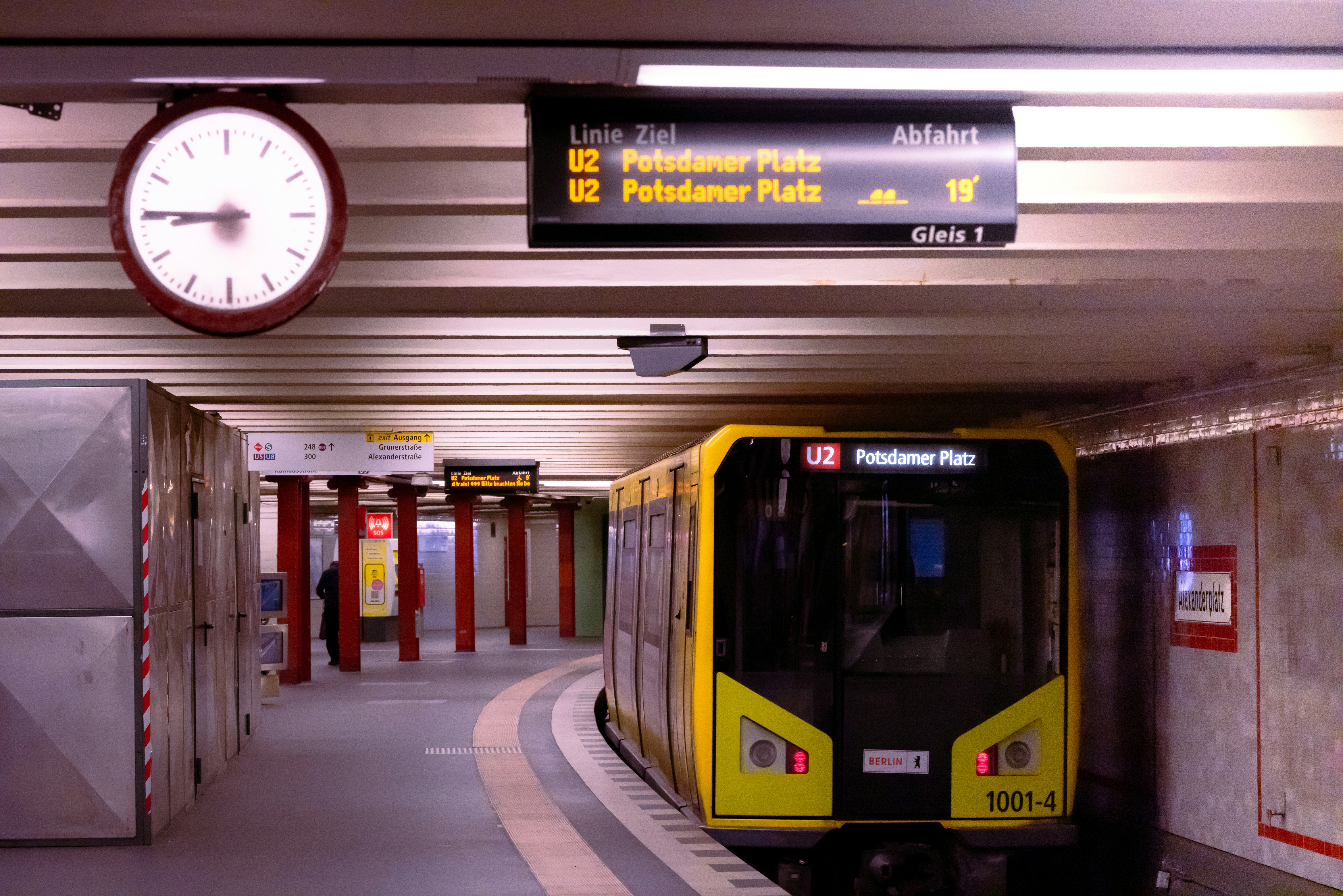 a train in a train station