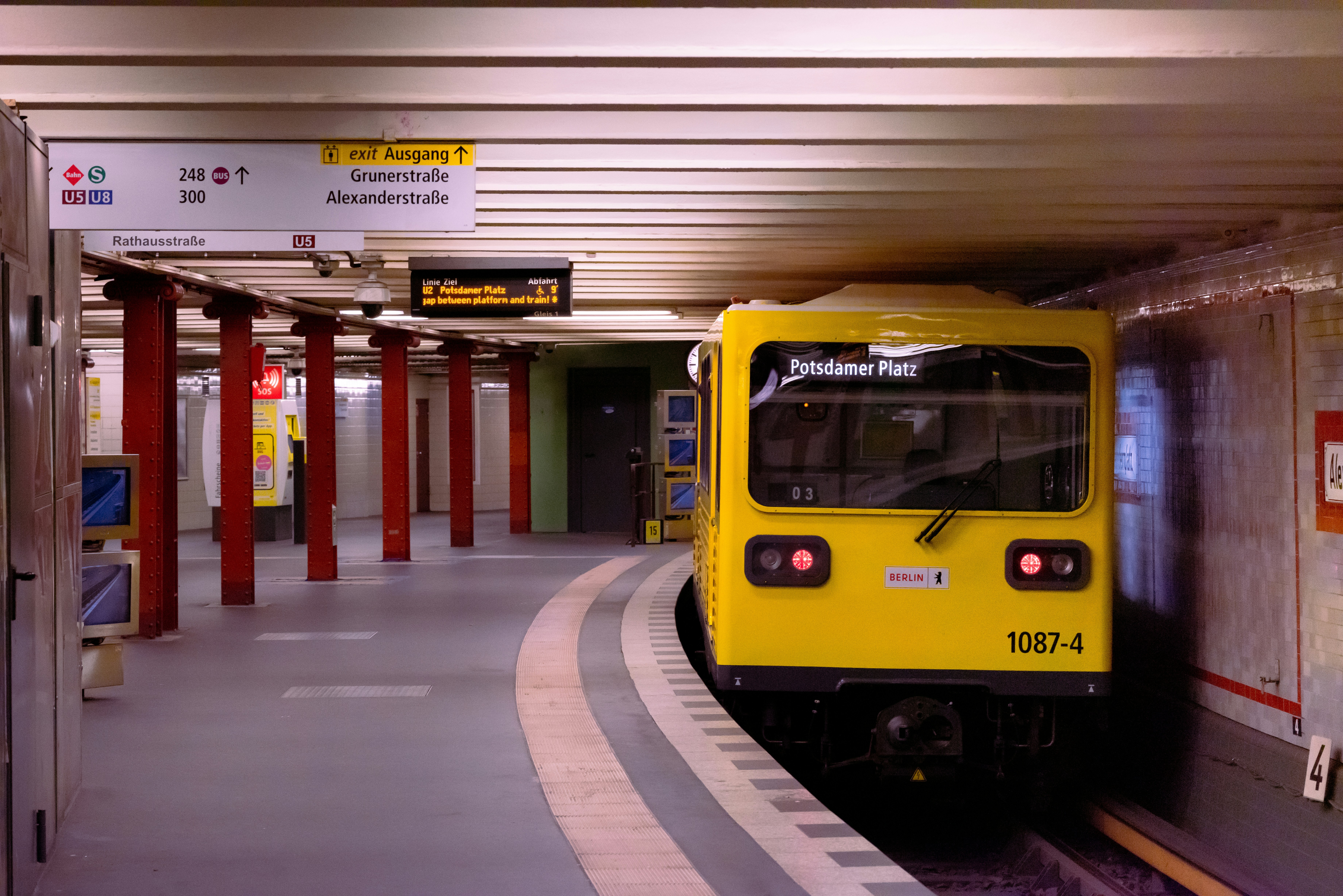 a train at a train station