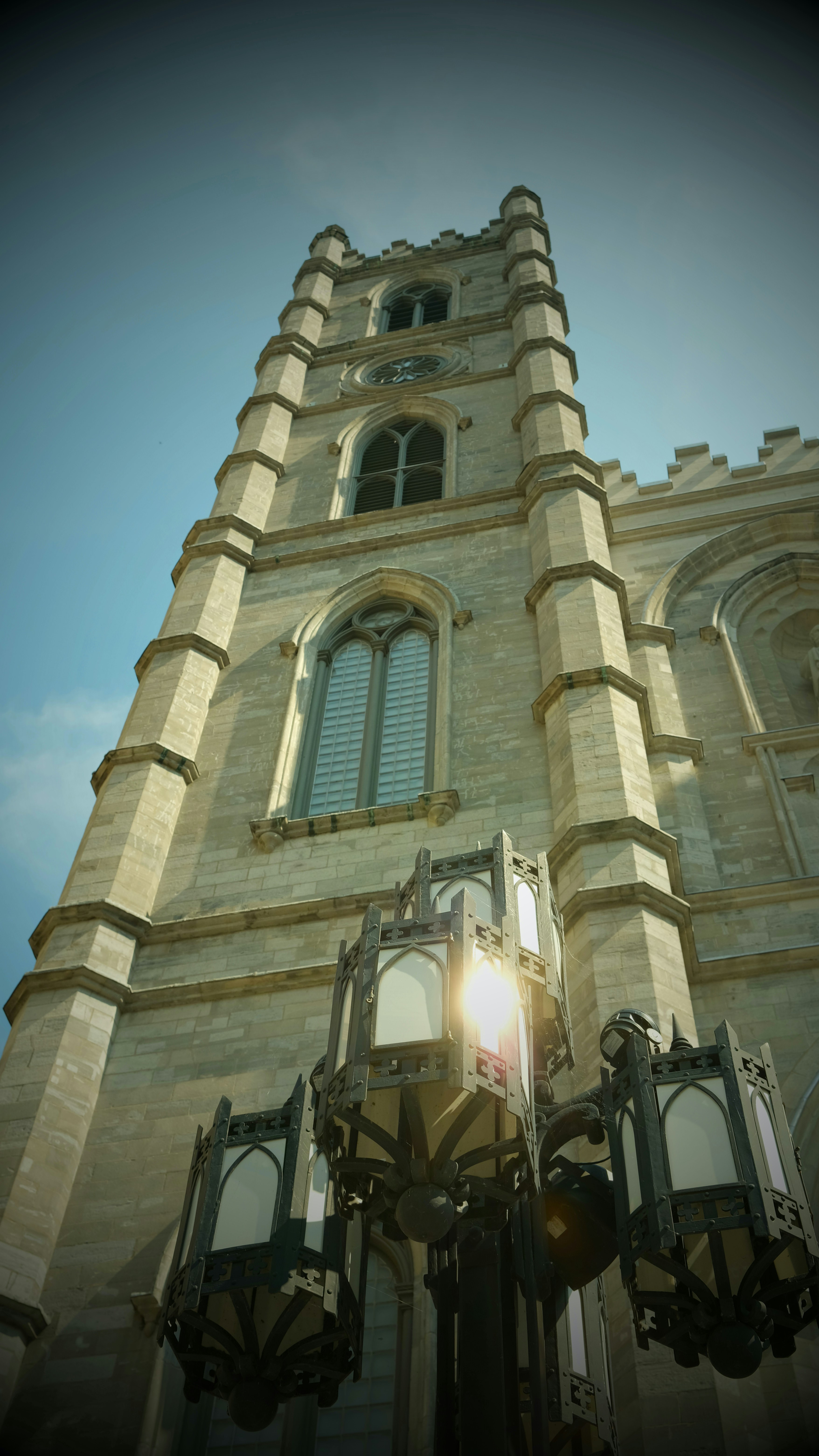 a tall building with a clock