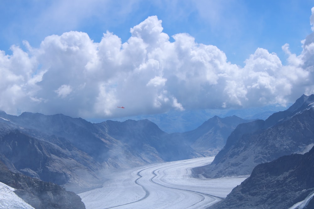 a road in the mountains