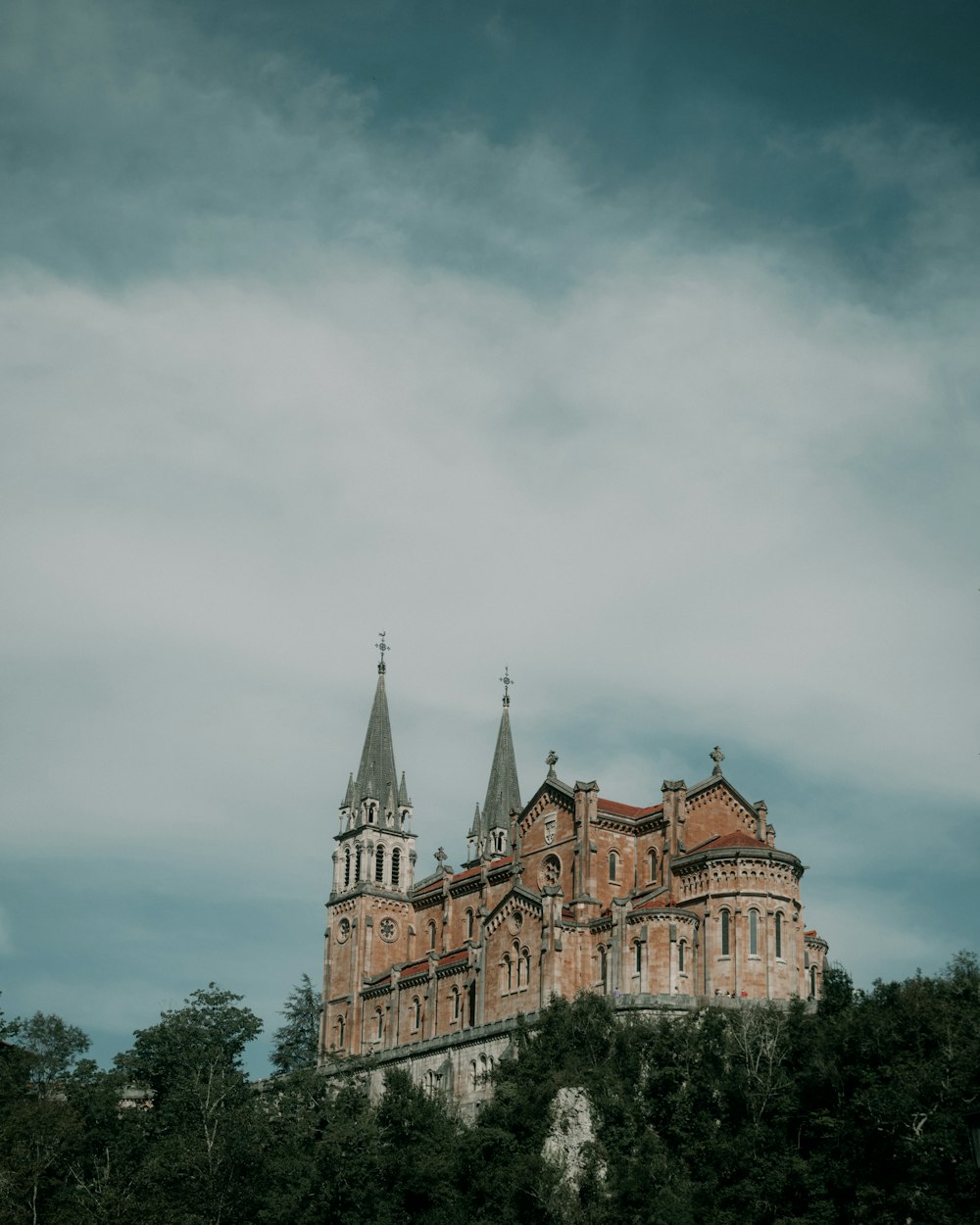 a large building with towers and spires