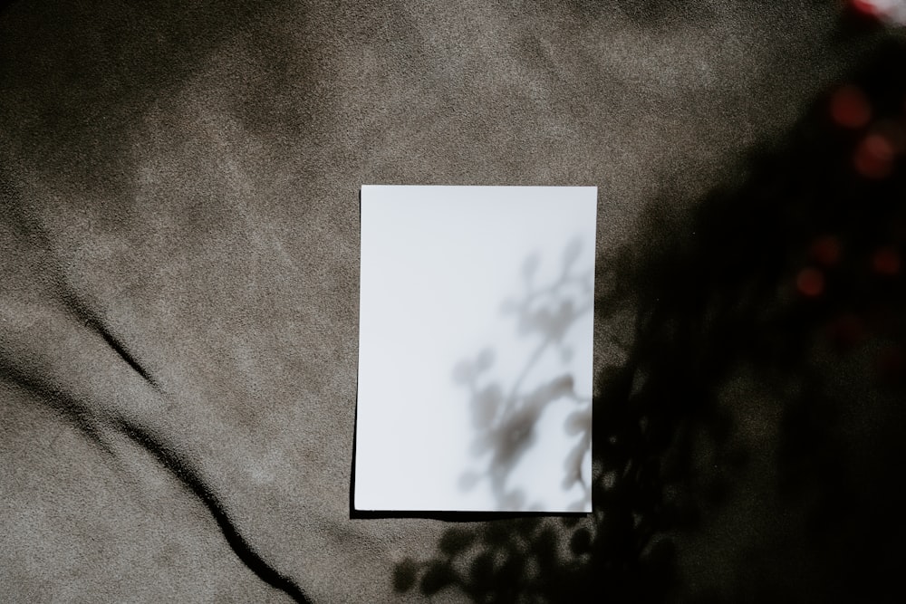 a white screen with a tree on it