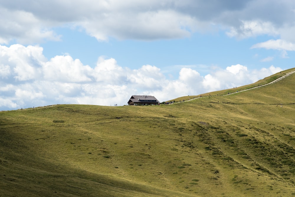 a house on a hill