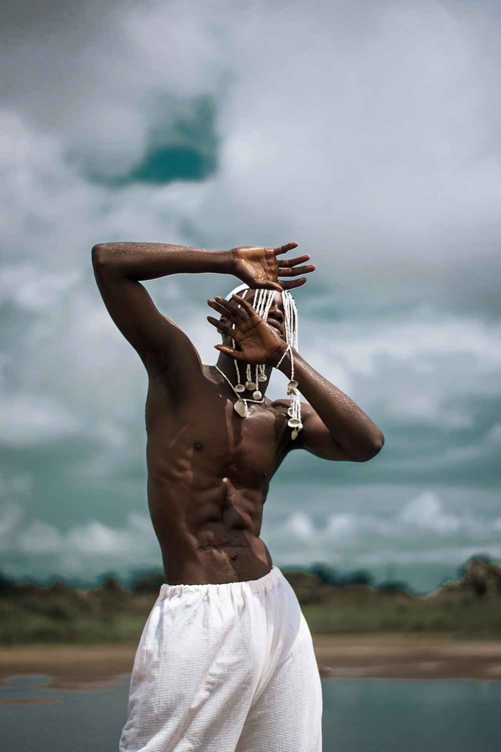 a man holding a basketball