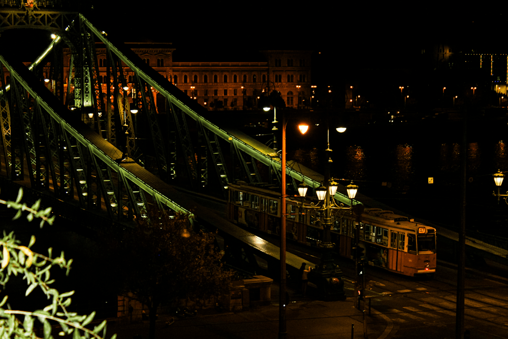 a couple of trains on the tracks