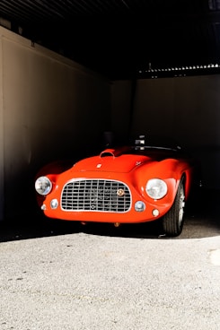 a red sports car