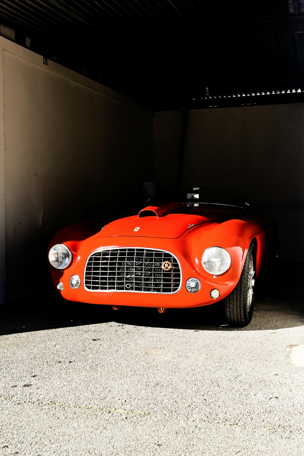 a red sports car