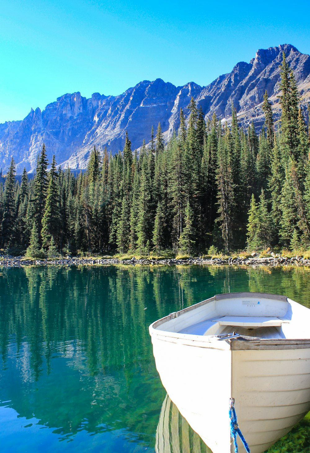 a boat on the water