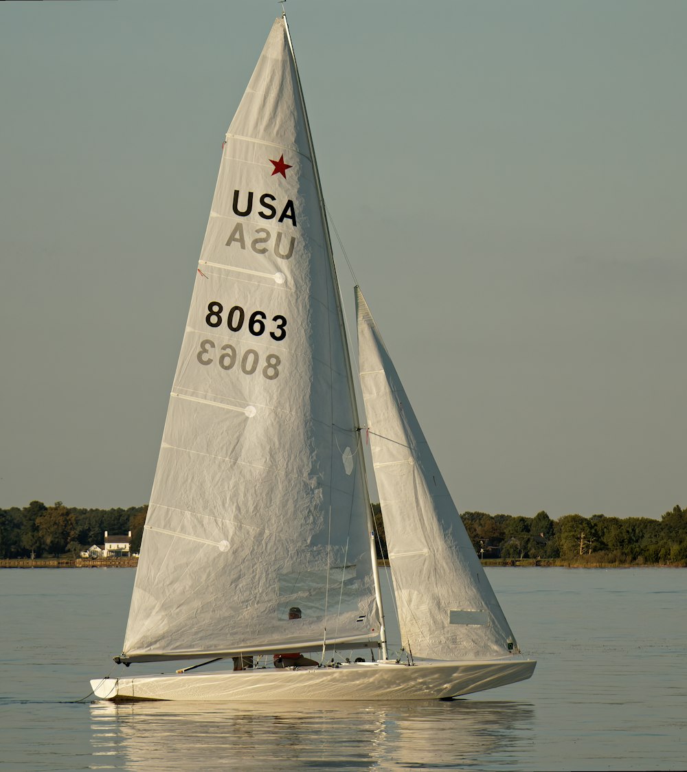 a sailboat on the water