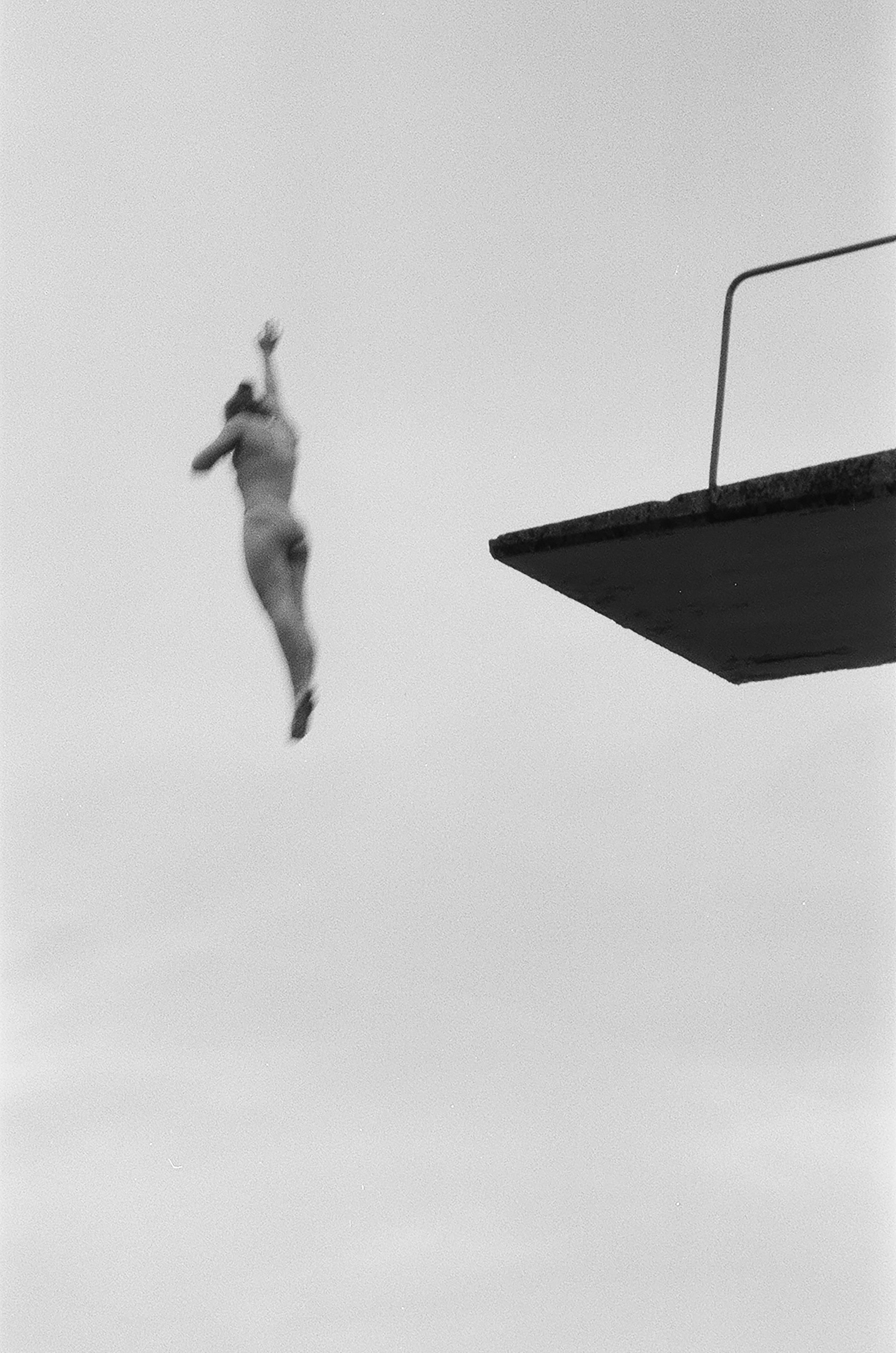 a person jumping in the air