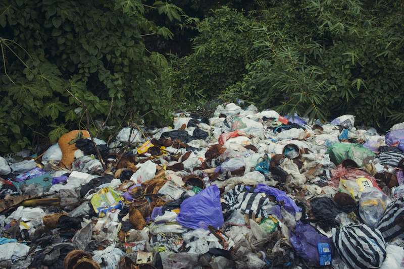 Illegal dumping and container overflow