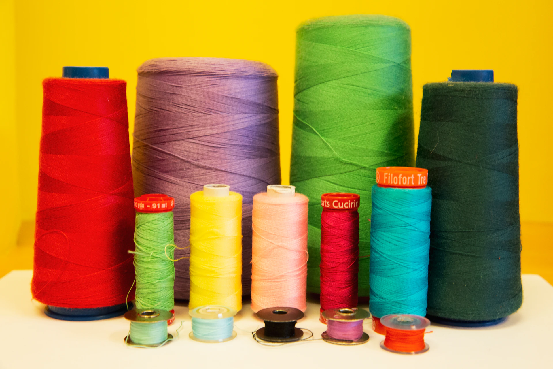 a group of colorful tubes