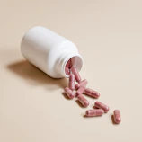 a white bottle of medicine