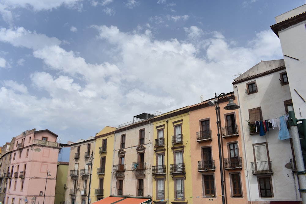 a row of buildings