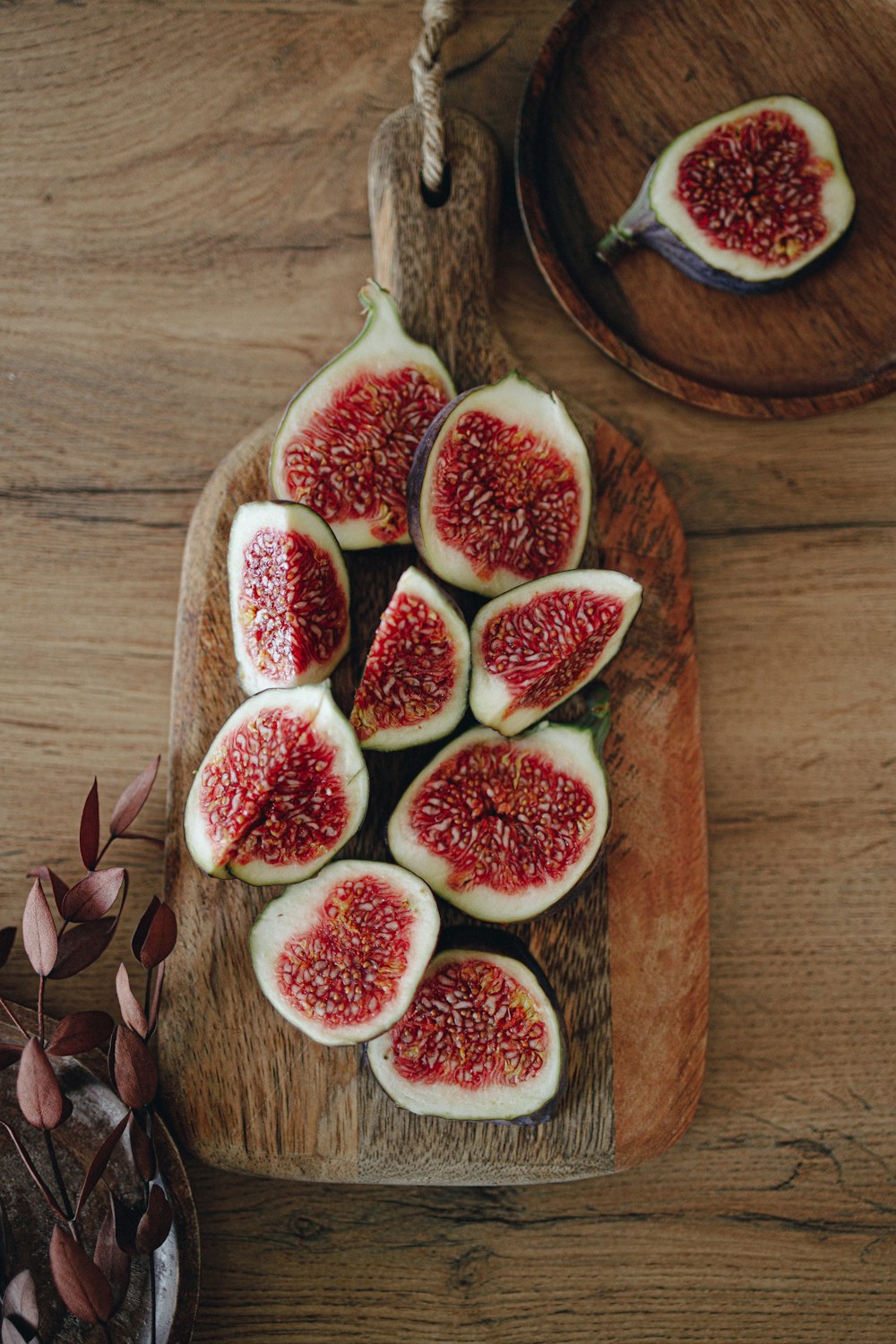 a group of strawberries on a plate