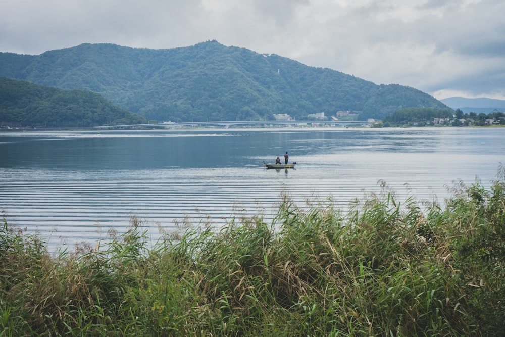 a boat in the water