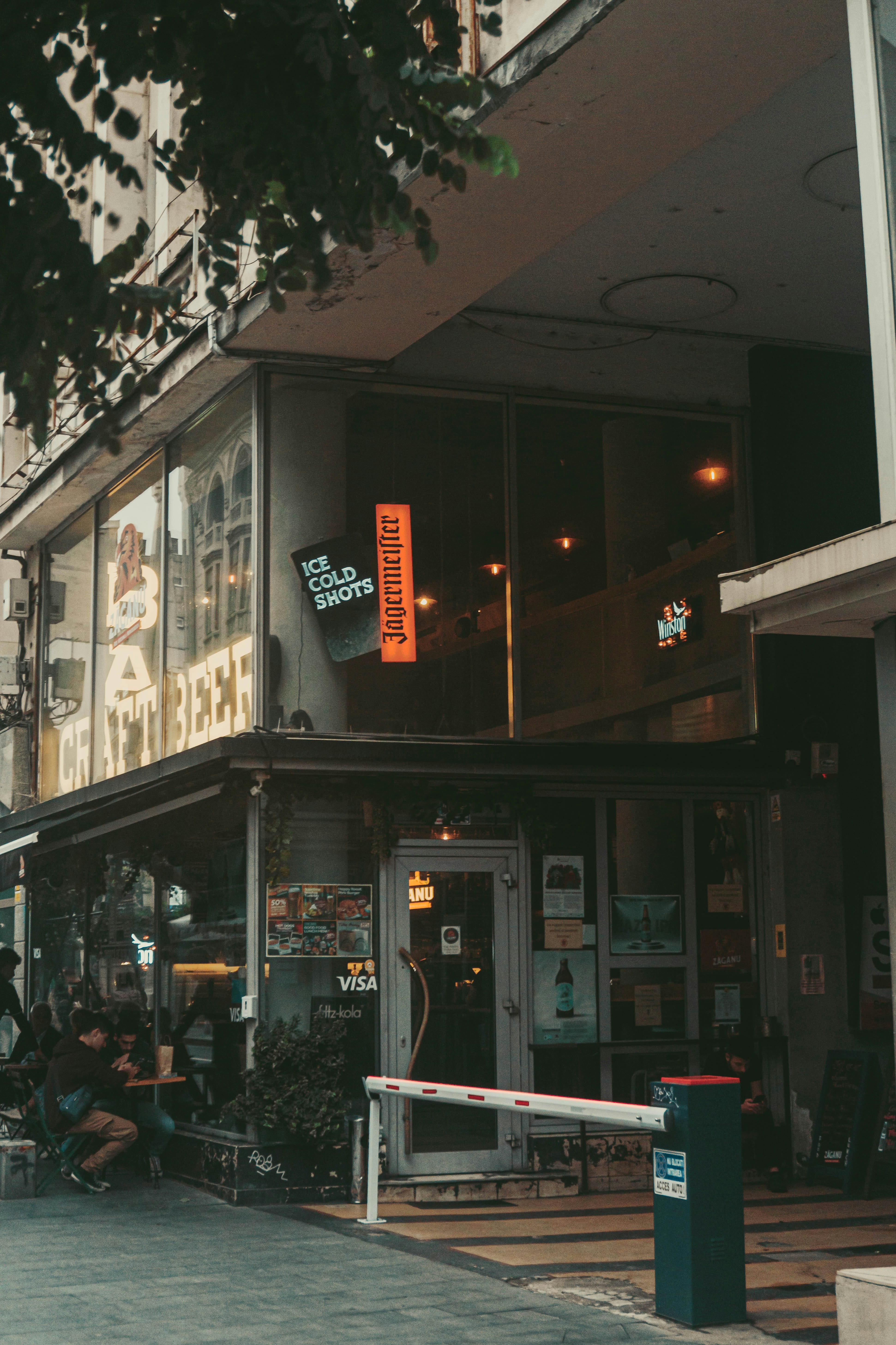 a building with a sign on the front