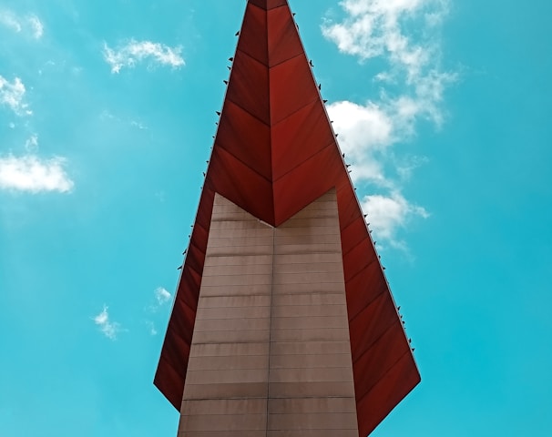 a tall tower with a pointed top