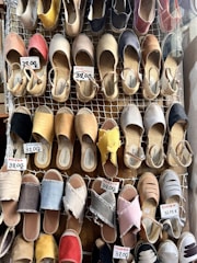 a group of shoes