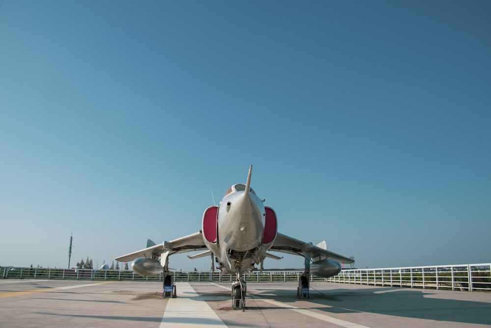 a large airplane on a runway