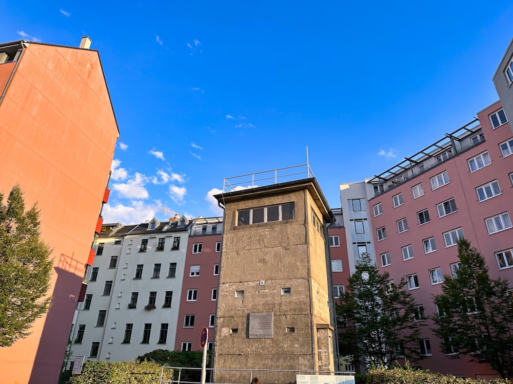 a group of buildings