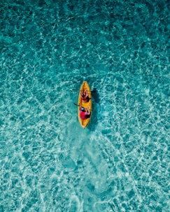 a person in a kayak