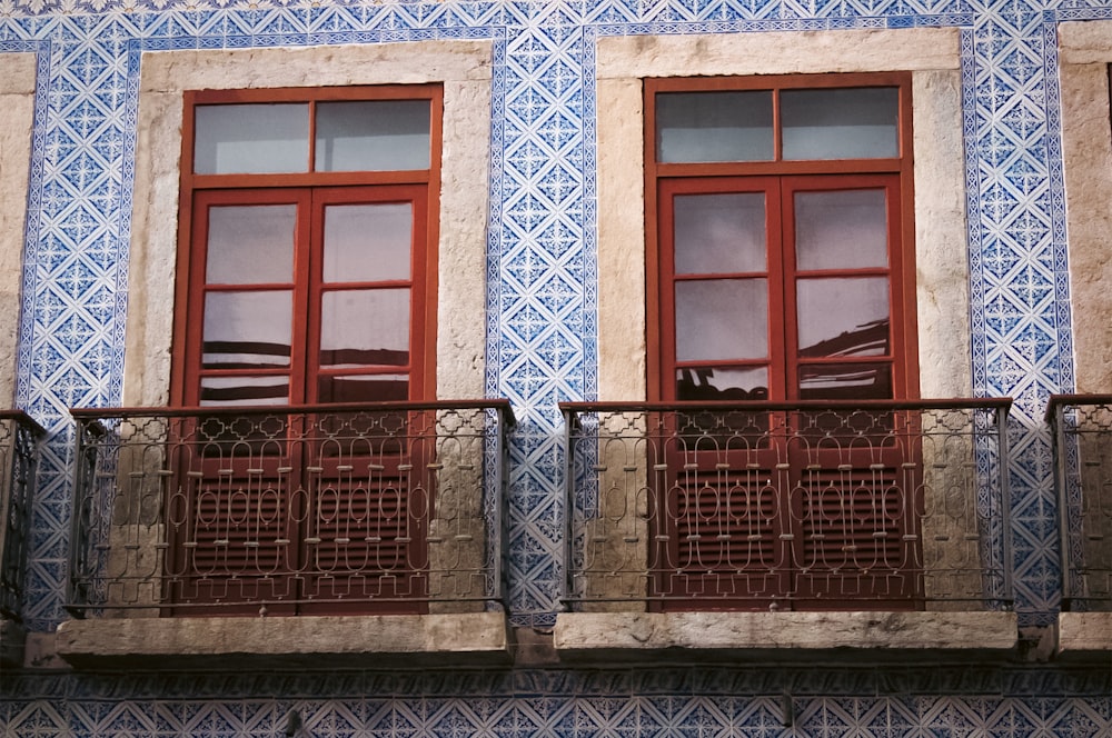 a building with a couple of windows