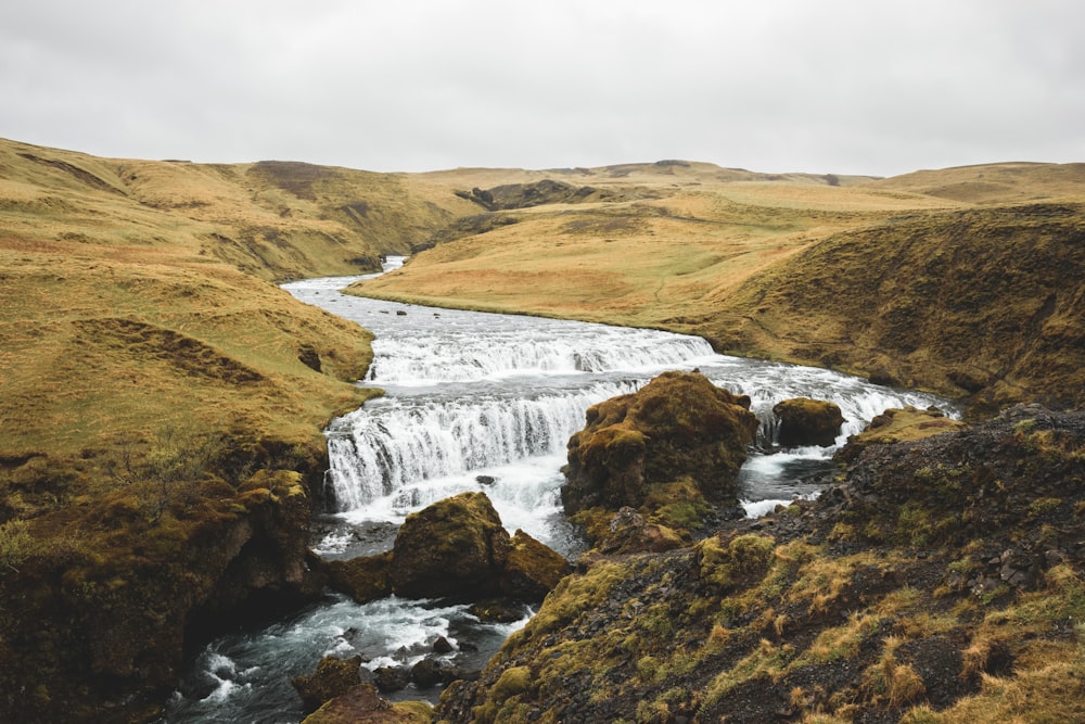 a river running through a valley