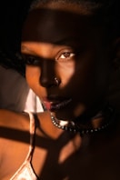 a person with a nose piercing