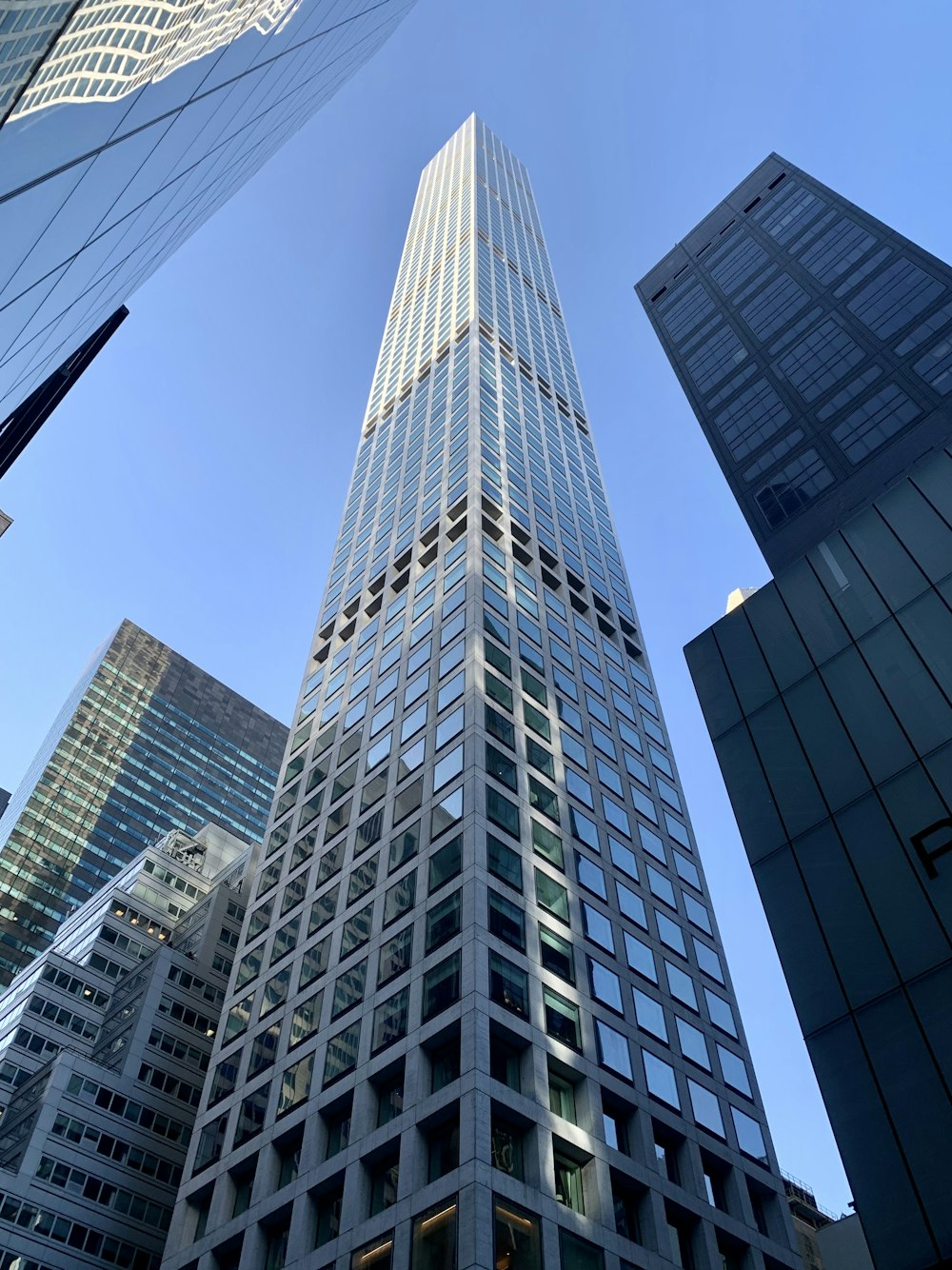 a low angle view of a building